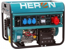 Elektrocentrála benzínová 15HP, elektr. start, 6,8kW (400V)/5,5kW (230V), záruka 3 roky HERON