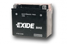 Motobaterie Exide - gelová 12V, 10Ah, 180A, YTX12-BS, levá