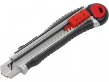 Nůž ulamovací kovový s kovovou výztuhou, 18mm, 4ks náhradních břitů, EXTOL PREMIUM