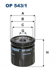 Olejový filtr Filtron OP543/1