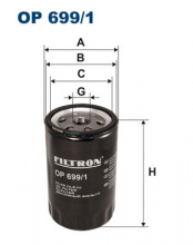 Olejový filtr Filtron OP699/1