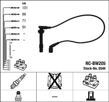 Sada kabelů pro zapalování NGK RC-BW205