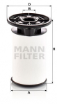 Palivový filtr Mann PU 7014 z