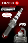 Zapalovací svíčka Brisk P45 Iridium Premium +