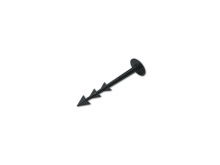 Plastový kotvící kolík na agrotextílie s hroty 12cm