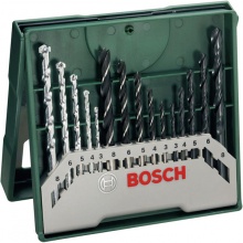 15dílná minisada vrtáků X-Line mix Bosch