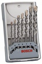 7dílná sada vrtáků do betonu CYL-3 - 4; 5; 6; 6; 7; 8; 10 mm - 3165140601368 BOSCH