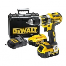 Aku bezuhlíková příklepová vrtačka / šroubovák XR Li-Ion 18V 2x5,0 Ah DeWALT DCD795P2