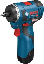 Aku vrtací šroubovák Bosch GSR 12V-20 HX Professional, 2x AKU 3,0Ah, 06019D4105
