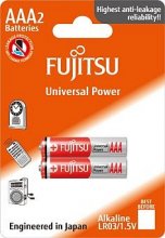 Baterie alkalická Power Fujitsu AAA, blistr 2ks
