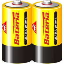 Baterie ULTRA prima R20 - D - 1,5V - Bateria Slaný - D velké mono 1,5V, v balení 2ks