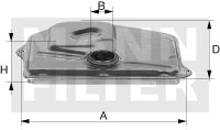 Filtr převodovky Mann H 27 001