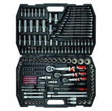 Gola sada, 216 ks, 1/2", 3/8", 1/4", příslušenství, YATO