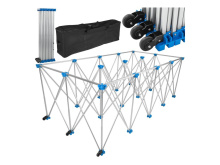 Hliníkový stůl pro velkoformátové dlaždice 230×118×85 cm, 1000 kg, skládací - GEKO