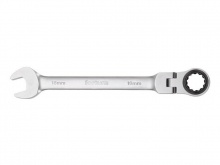 Klíč ráčnový očkoplochý s kloubem, 72 zubů, 10mm, L 157mm, CrV/S2, FORTUM