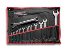 Klíče očkové-otevřené 12ks 6-32mm CrV MAR-POL, skládací obal