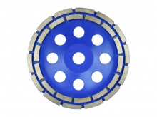 Kotouč brusný diamantový na beton, dvouřadý, 180x22,2mm GEKO