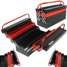 Kovová přepravka na nářadí s přihrádkami 71x55x25cm MAR-POL