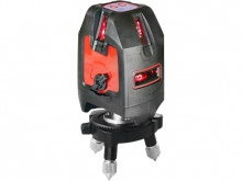 Laser liniový, křížový samonivelační, přesnost 1,5mm/5m, závit 1/4" a 5/8, FORTUM EXTOL