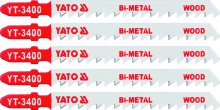 List do přímočaré pily 100 mm na dřevo TPI6 5 ks Bi-Metal