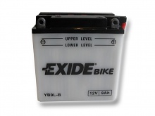 Motobaterie EXIDE 12N9-3B, 12V, 9 Ah 509015