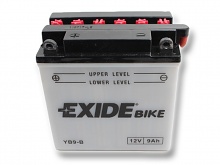Motobaterie EXIDE 12N9-4B-1, 12V, 9 Ah 509014