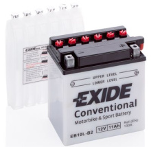 Motobaterie Exide 12V 11Ah 130A YB10L-B2