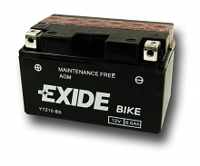 Motobaterie EXIDE BIKE Factory Sealed 8,6Ah, 12V, AGM12-8 (YTZ10-BS)