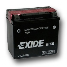 Motobaterie EXIDE BIKE Maintenance Free 6Ah, 12V, YTZ7-BS