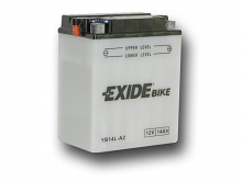 Motobaterie EXIDE YB14-A2, 12V, 14Ah 514012