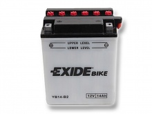 Motobaterie EXIDE YB14-B2, 12V, 14 Ah 514014