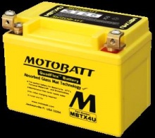 Motobaterie Motobatt MBTX4U  12V 4,7Ah