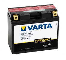 Motobaterie Varta 12V, 12Ah, 190A, YT12B-BS , levá 512901