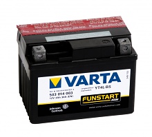 Motobaterie Varta 12V, 3Ah, 30A, YT4L-BS , pravá