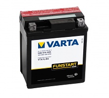 Motobaterie Varta 12V, 6Ah, 50A, YTX7L-BS, pravá 506014