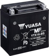 Motobaterie YUASA YTX16-BS  12V 14Ah