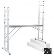 Multifunkční lešení G21 Handrail 1,96 x 1,59m