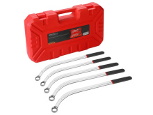 Očkové klíče pro klínové řemenice, vyhnuté, sada 5 ks - KRAFT&DELE