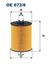 Olejový filtr Filtron OE 672/8