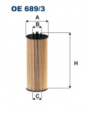 Olejový filtr Filtron OE 689/3