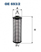 Olejový filtr Filtron OE 693/2