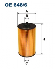 Olejový filtr Filtron OE648/6