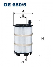 Olejový filtr Filtron OE650/5