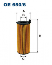 Olejový filtr Filtron OE650/6