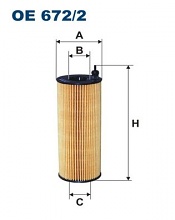 Olejový filtr Filtron OE672/2