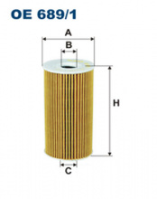 Olejový filtr Filtron OE689/1