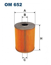Olejový filtr Filtron OM652