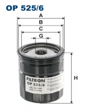 Olejový filtr Filtron OP525/6