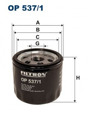 Olejový filtr Filtron OP537/1