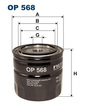 Olejový filtr Filtron OP568